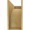 Ekena Millwork 11"W x 33"D x 22"H Classic Stockport Rough Cedar Woodgrain TimberThane Corbel, Primed Tan CORUR11X33X22STORCPR - alternate 6